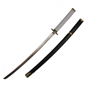 Black Katana with Wooden Scabbard