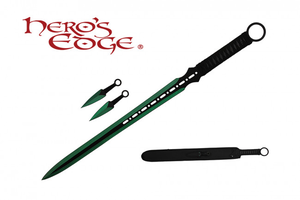 2 Tone Blade Sword with Sheath - Green