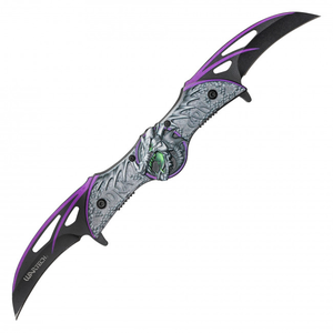 Purple Dragon Double-Bladed Knife