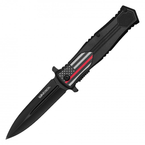Firefighter Flag Folding Knife