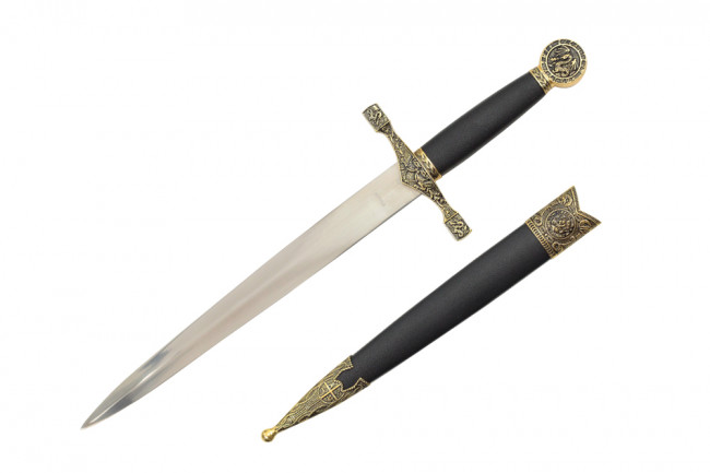 Dragon Pommel Dagger - Gold