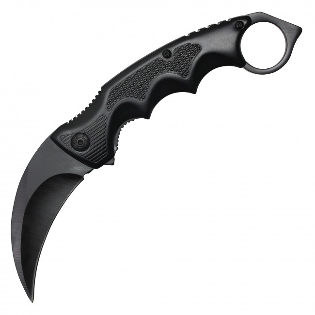 Spring Assisted Karambit - Black