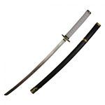 Black Katana with Wooden Scabbard