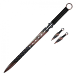 Sword with Throwing Knives - Gold