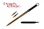 2 Tone Blade Sword with Sheath - Gold