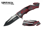 Black/Red Dragon Pocket Knife