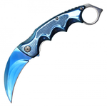 Spring Assisted Karambit - Blue