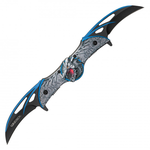 Blue Dragon Double-Bladed Knife