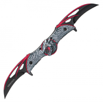 Red Dragon Double-Bladed Knife