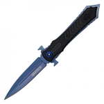 Spring Assisted Folding Knife - Blue