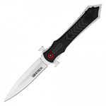 Spring Assisted Folding Knife - Silver