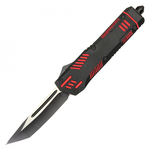 Tanto OTF Knife - Black/Red